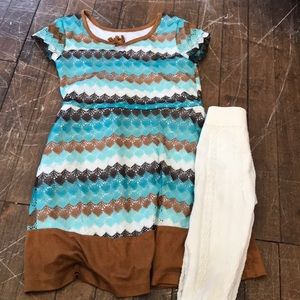 Girls dress size 6x worn once